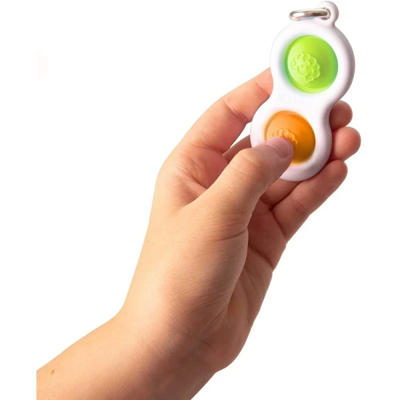 TOMY Fat Brain Toys Simple Dimple Ключодържател, 12м+, F211O